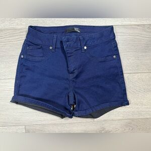 1822 Denim Dark Navy Blue Women's Shorts Size 4 High Tech Stretch Pockets